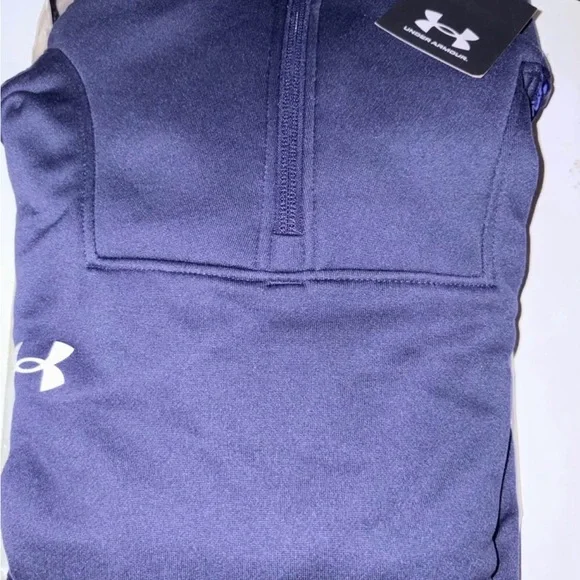 Under Armour Dark Blue Quarter-Zip Top - Picture 3 of 3